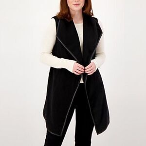 Susan Graver Weekend Polar Fleece Cascade Vest